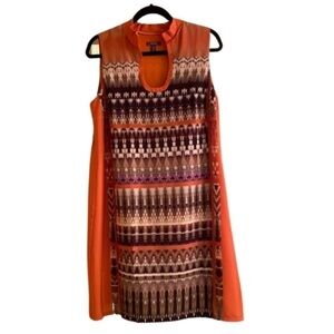 Muse Mirrored Print Dress